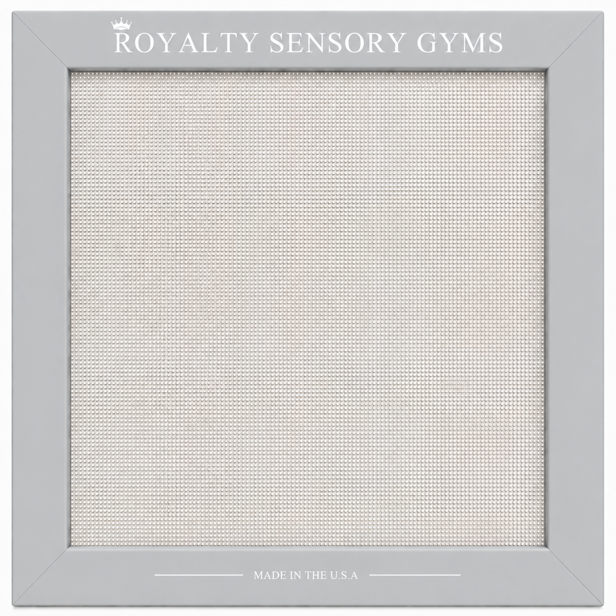 Green sensory wall activity panel with climbing pegs for balance, coordination, and movement-based play