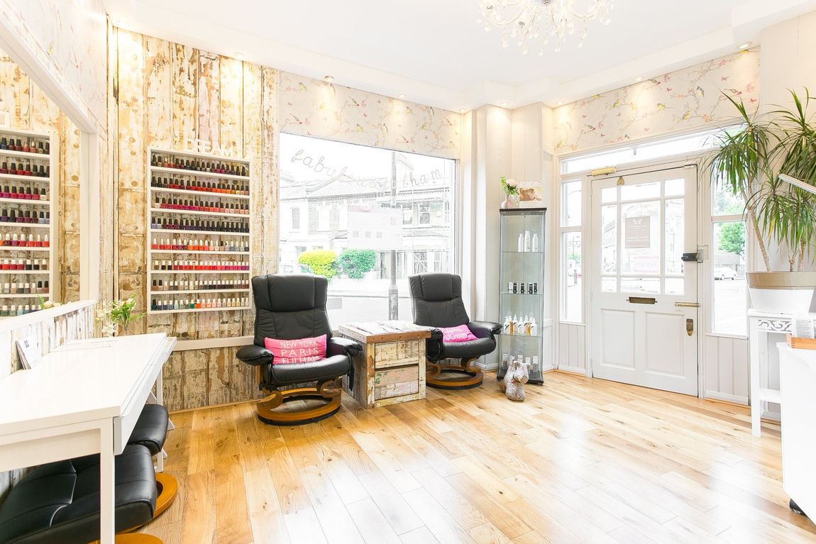 Bright and airy salon