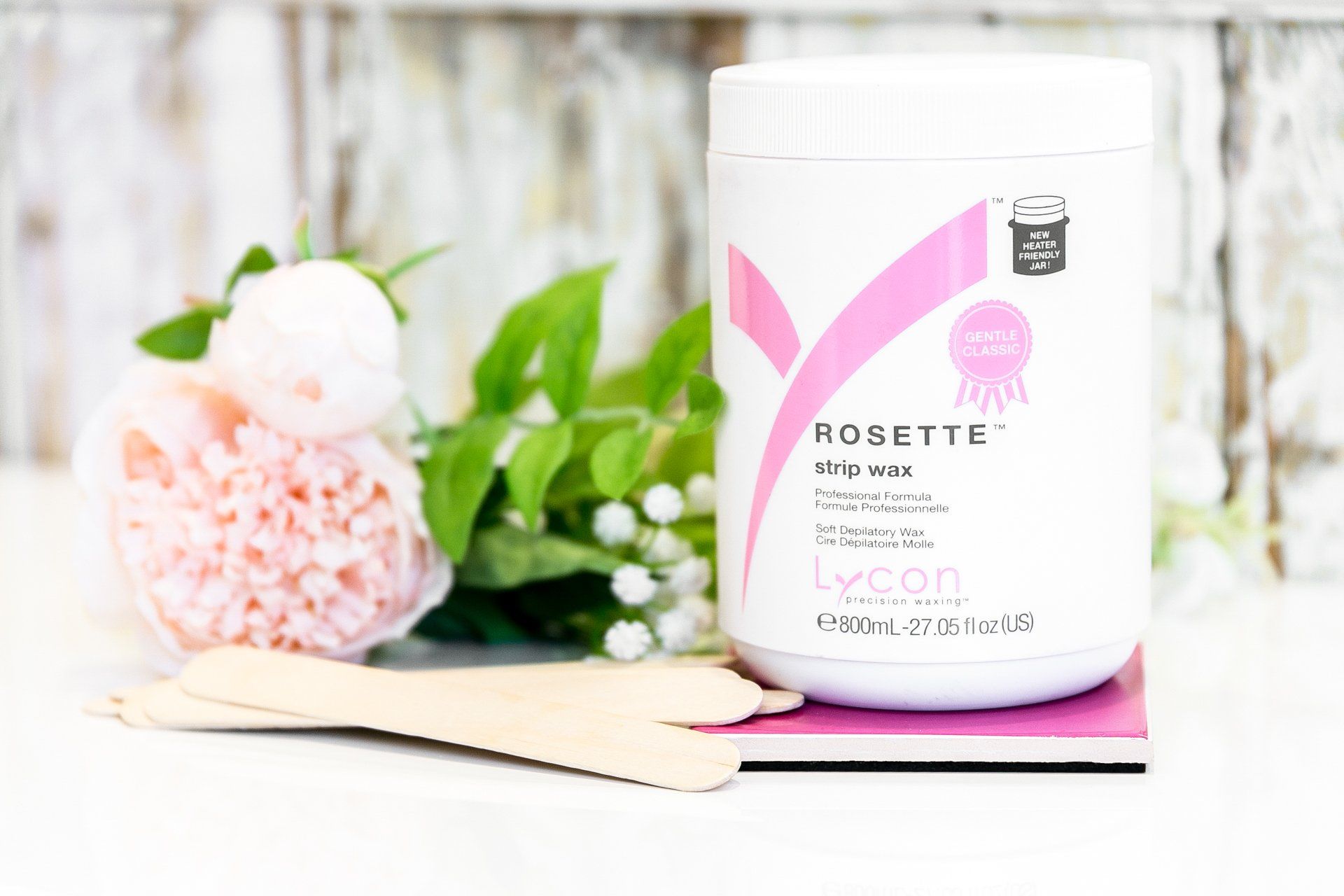 Rosette waxing product