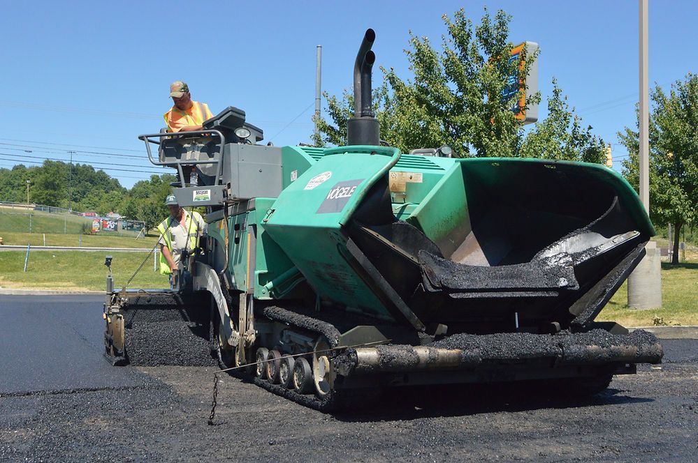 Asphalt Paving Machine — Cambridge, OH — Parnell & Associates