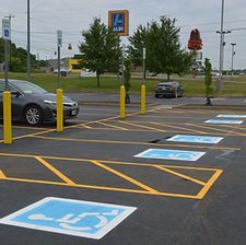 Disabled Parking Lot Spaces — Cambridge, OH — Parnell & Associates