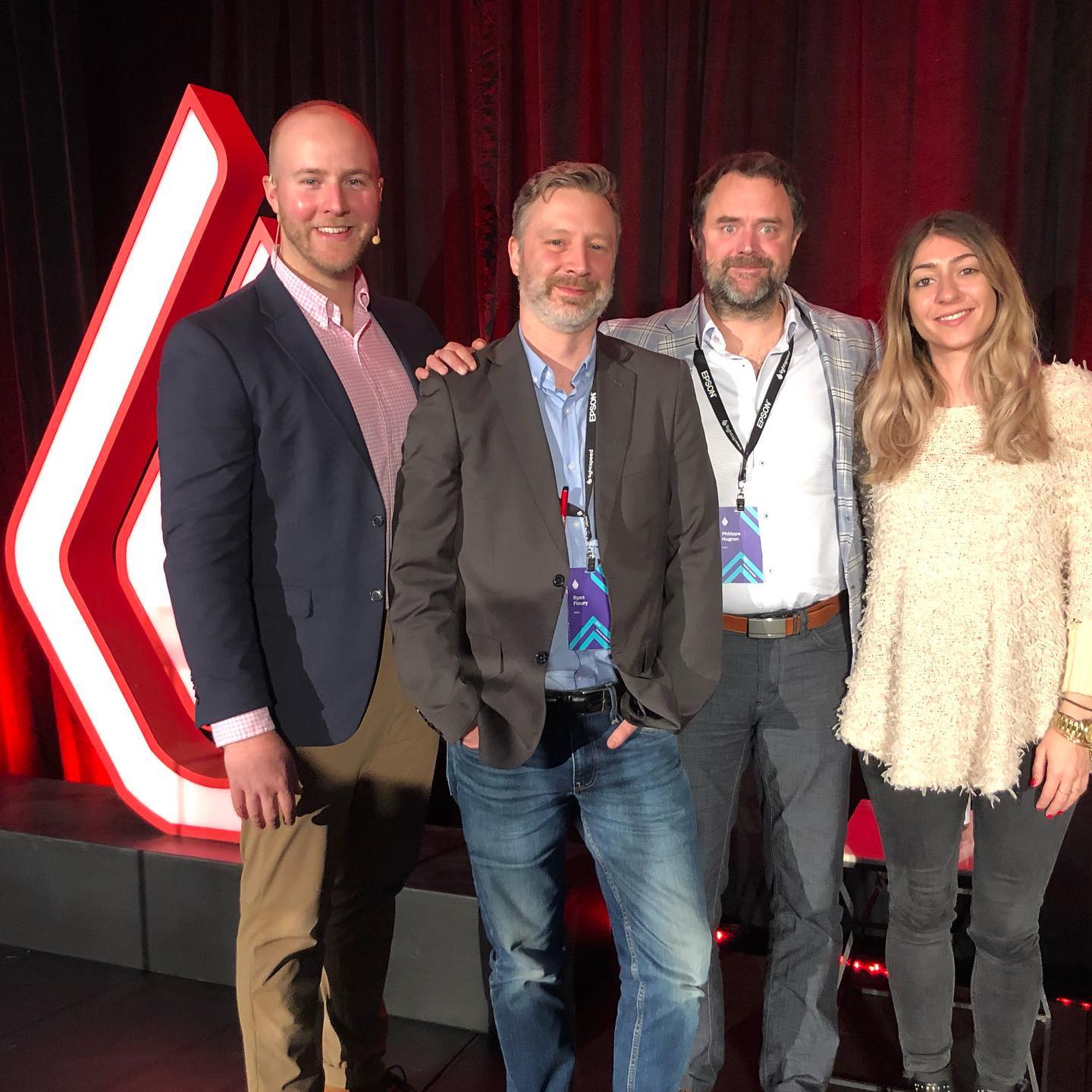 at the Lightspeed Partner Summit with our good friends Nick and Vivian!