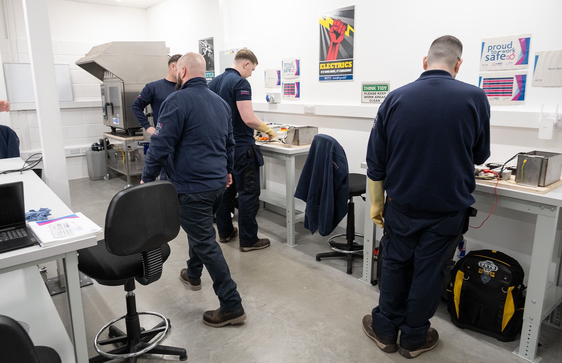 Apprentices learning in Technical Academy