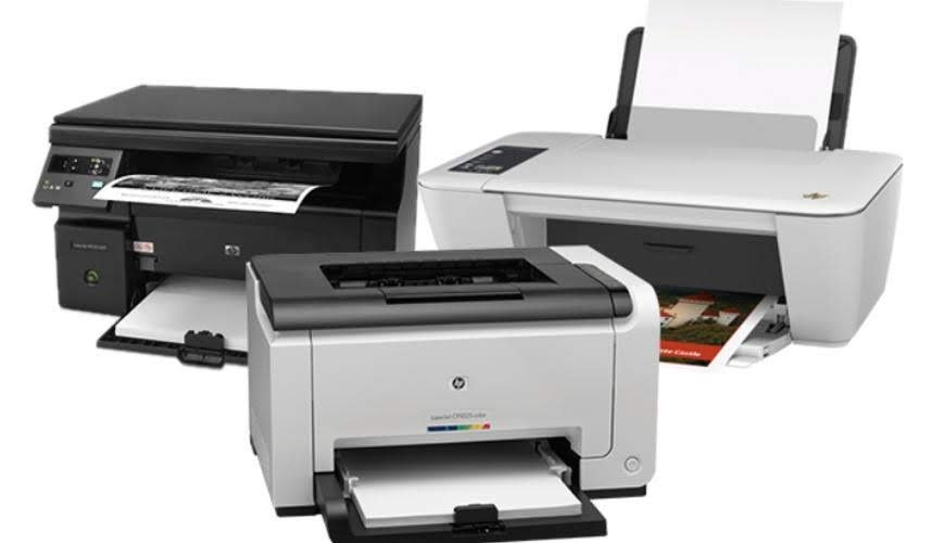 Printer Impressoras multifuncionais HP: jato de tinta colorida e laser monocromática. Equipamentos de escritório para impressão, digitalização e cópia. Tecnologia para documentos e imagens de alta qualidade.