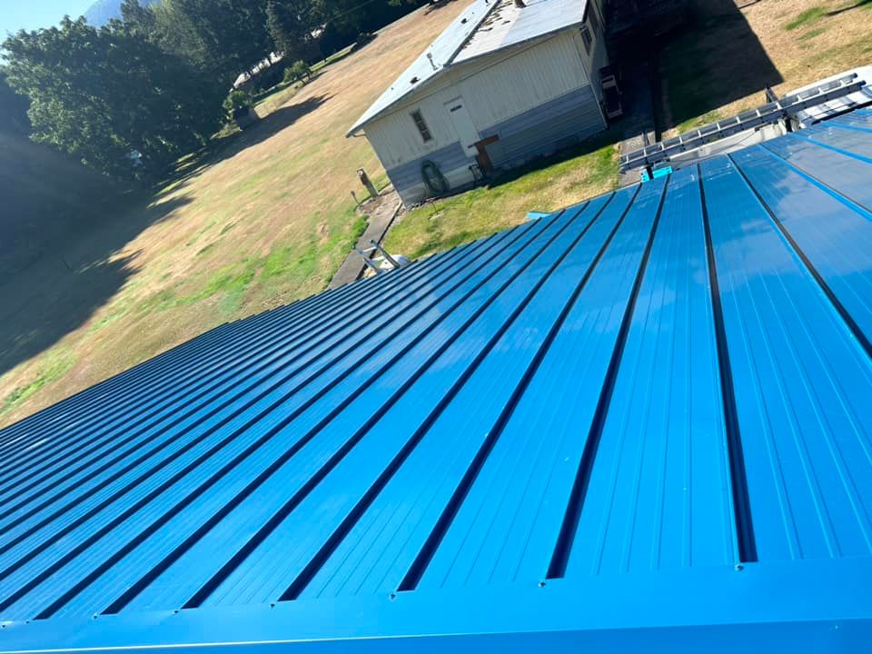New metal roof
