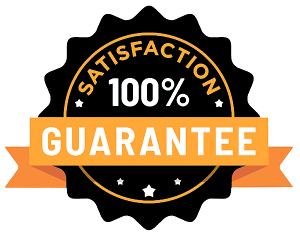 100% guarantee logo