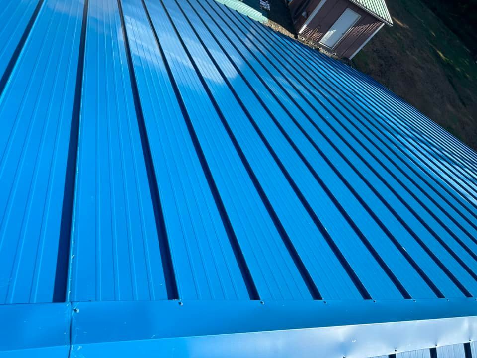 New metal roof
