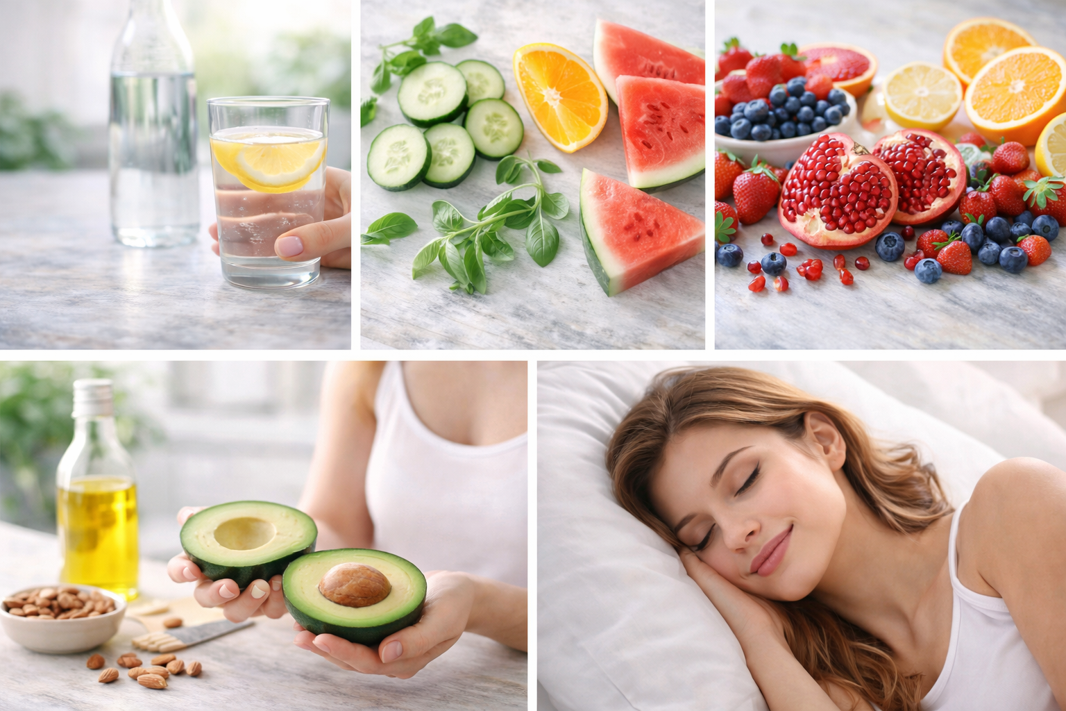 Daily habits for glowing skin