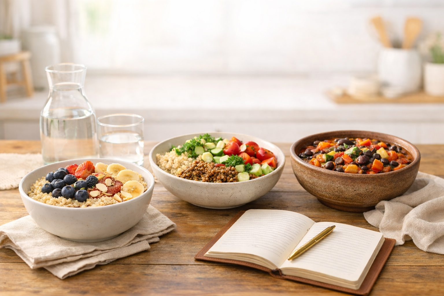 Daniel Inspired Breakfast, Lunch & Dinner Guide for Spiritual & Physical Renewal