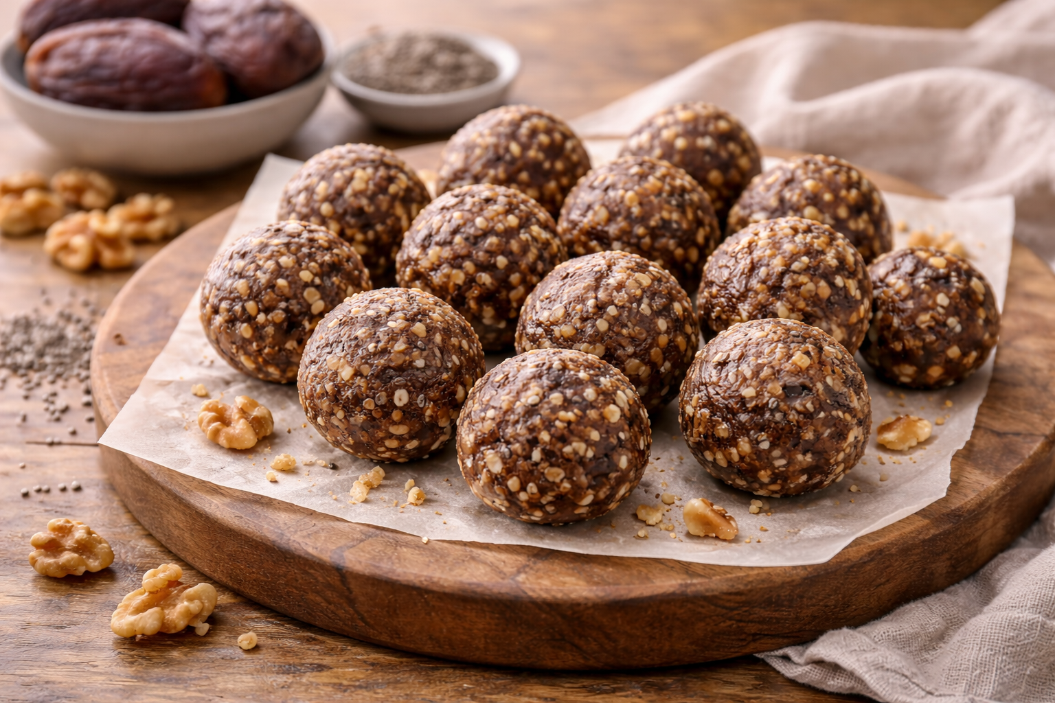 Date & Walnut Energy Bites
