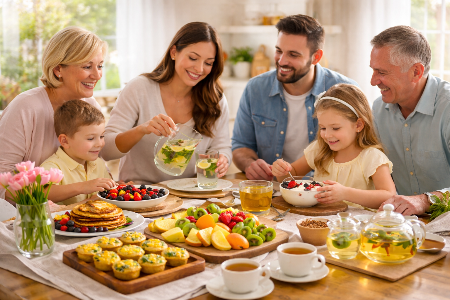 A Nourishing Spring Menu for the Whole Family