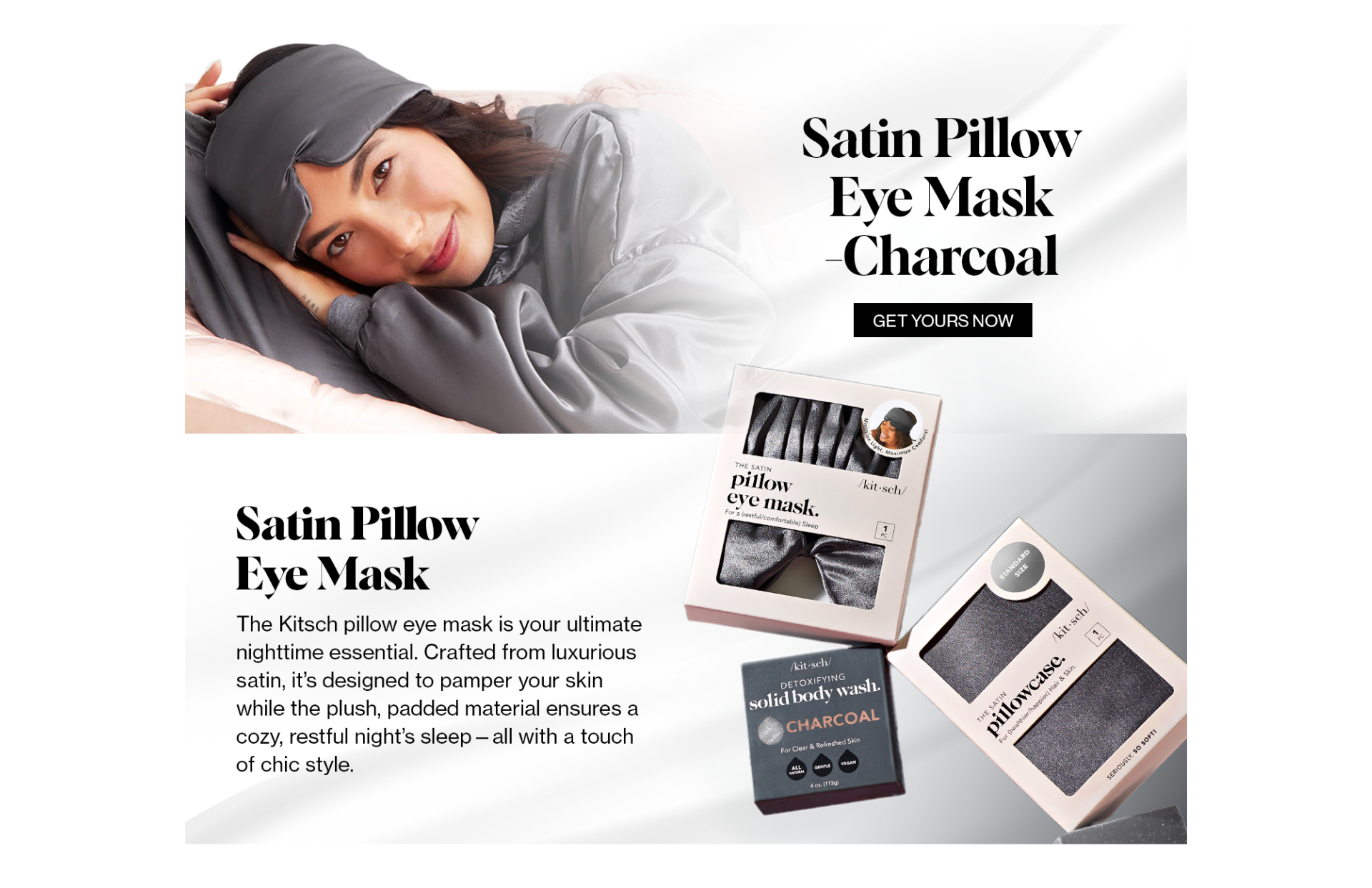 silk pillowcase Amazon • beauty sleep essentials • anti-frizz hair care