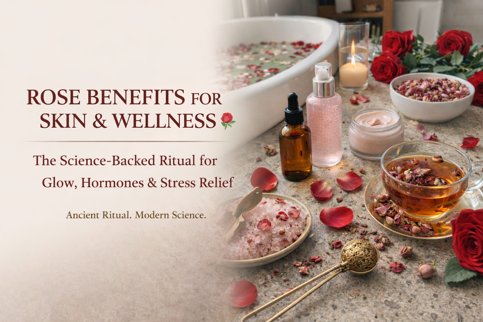 Rose wellness ritual essentials