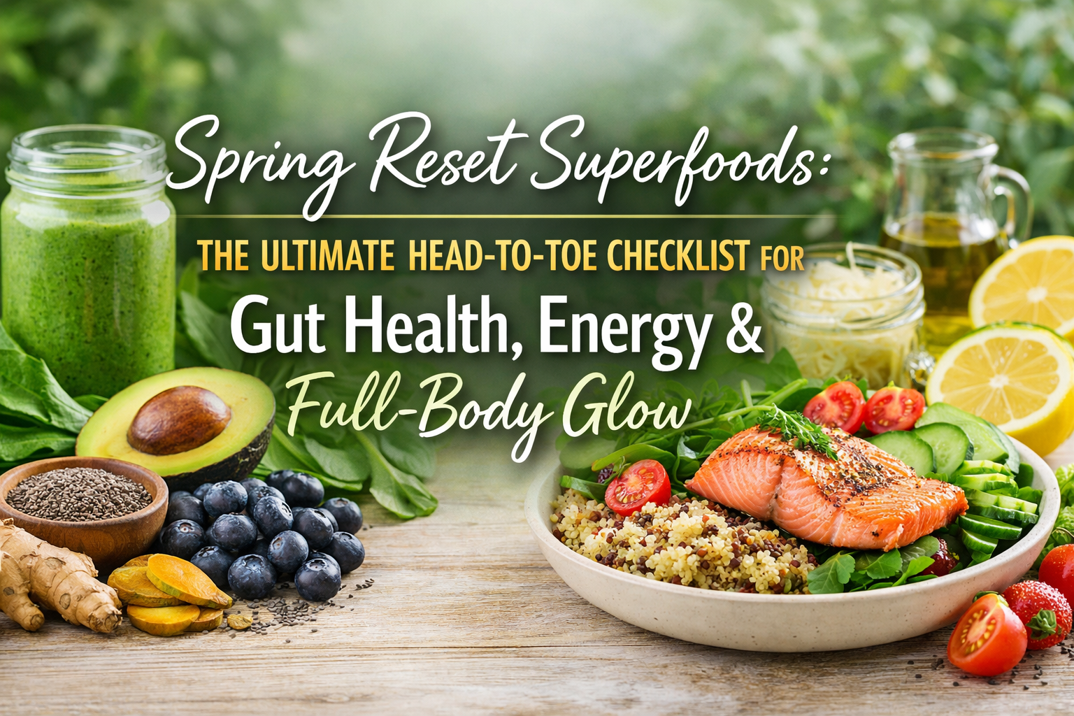 Spring reset superfoods for wellness