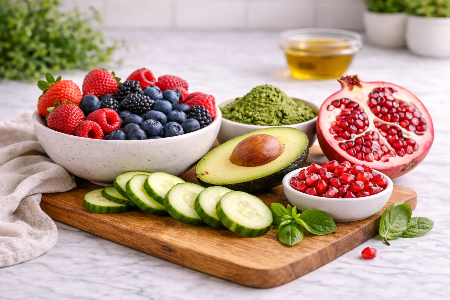 Superfoods for glowing skin