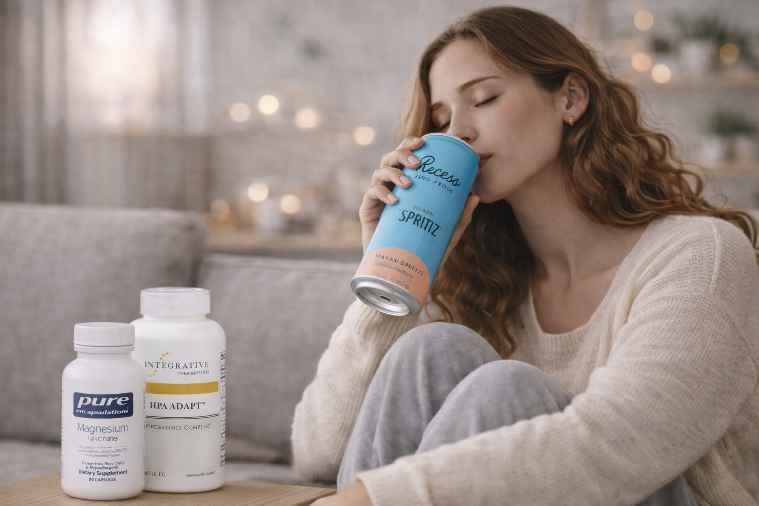 drinks and supplements to support stress and nervous system balance