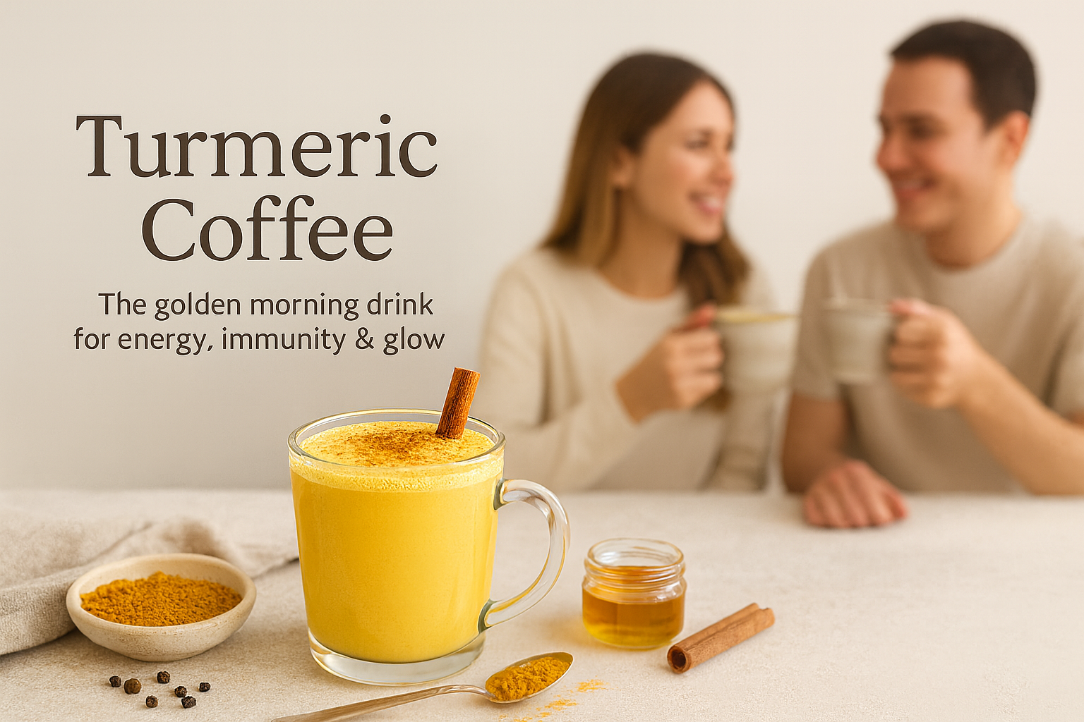 Turmeric Coffee: The Golden Morning Drink for Energy, Immunity & Glow