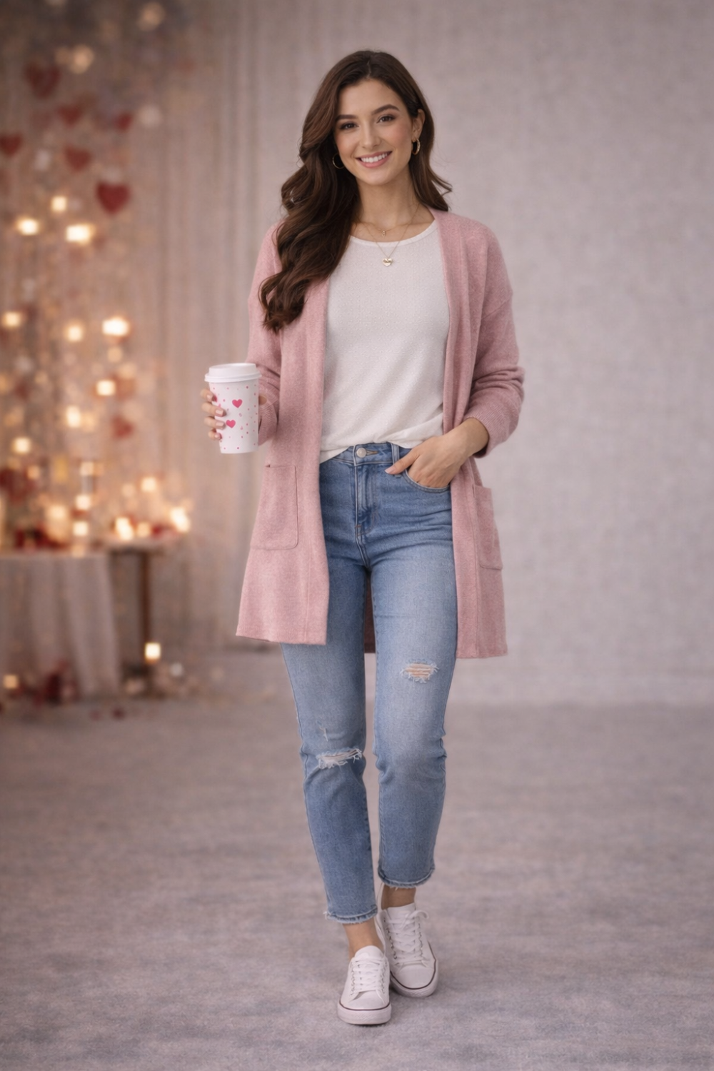 Valentine's casual style