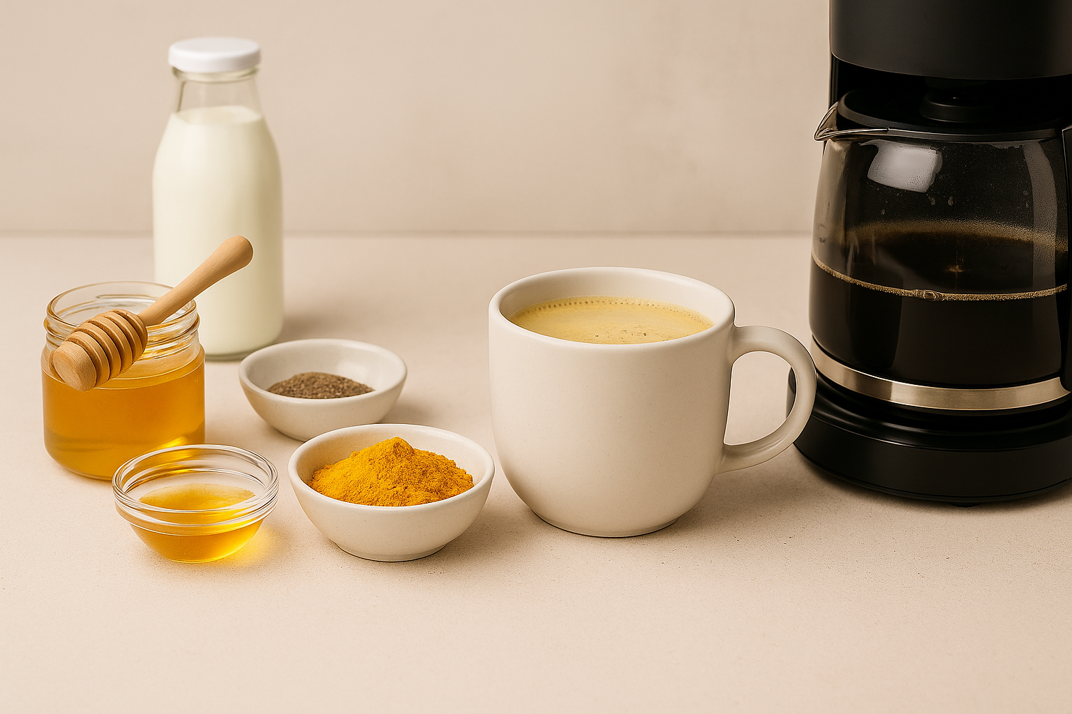 Amazon Basic Fresh Coffee, tumeric ingredients