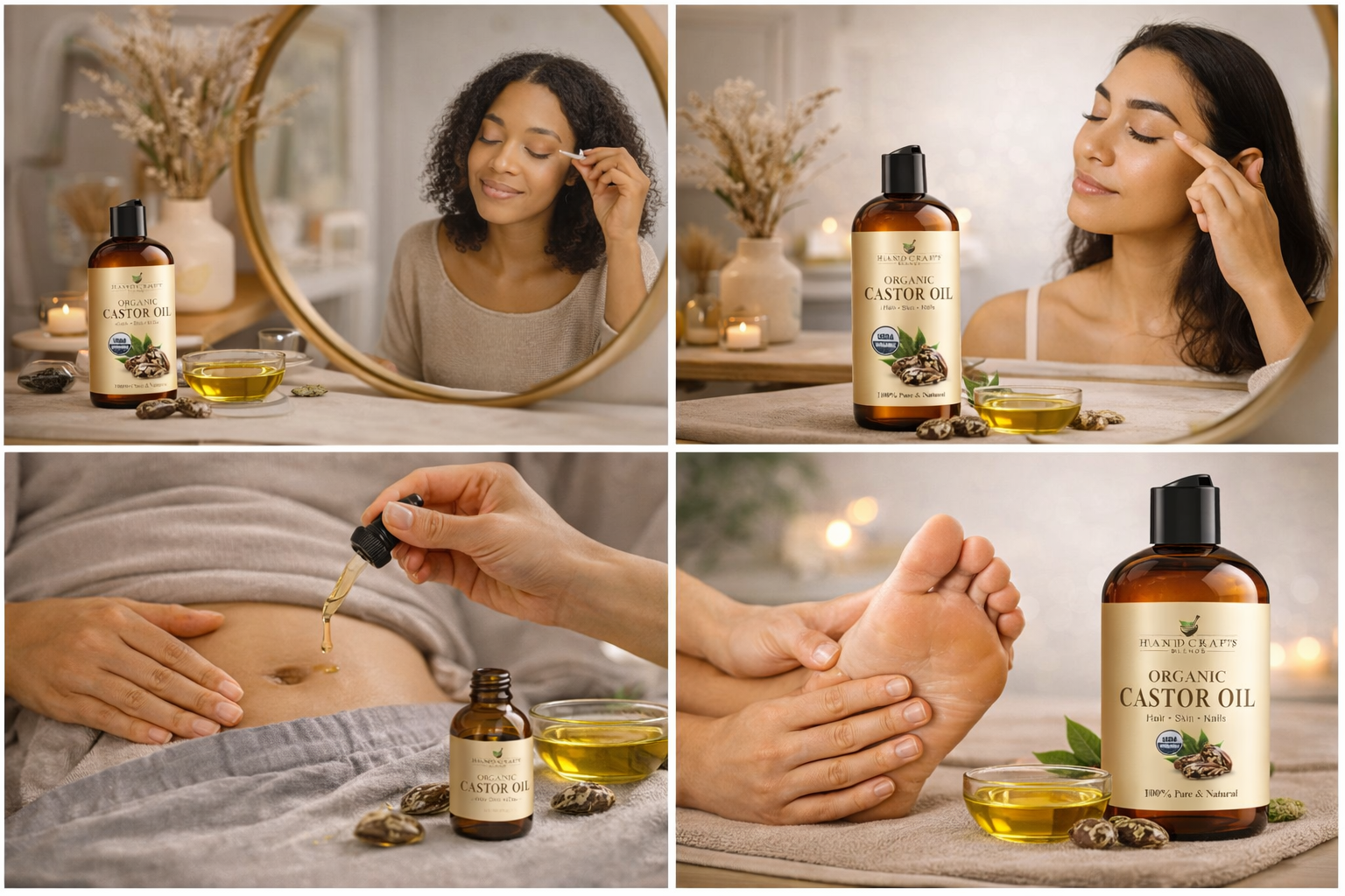 Castor oil benefits for body care