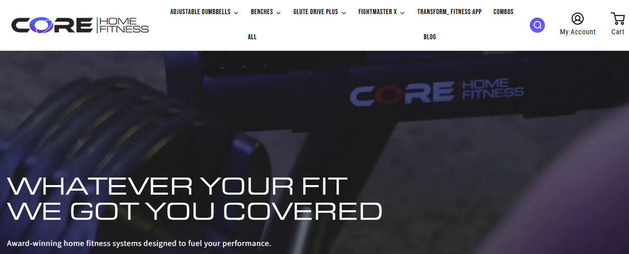 home gym equipment, adjustable dumbbells, fitness bench, smart workouts, home fitness gear, compact gym equipment, Core Home Fitness