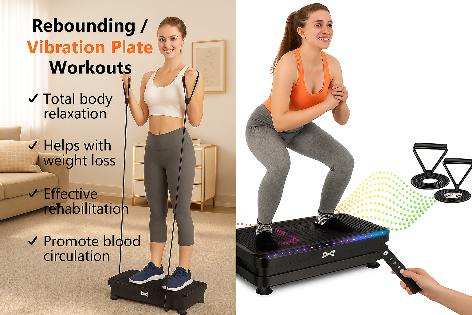 vibration plate helps stimulate lymphatic drainage