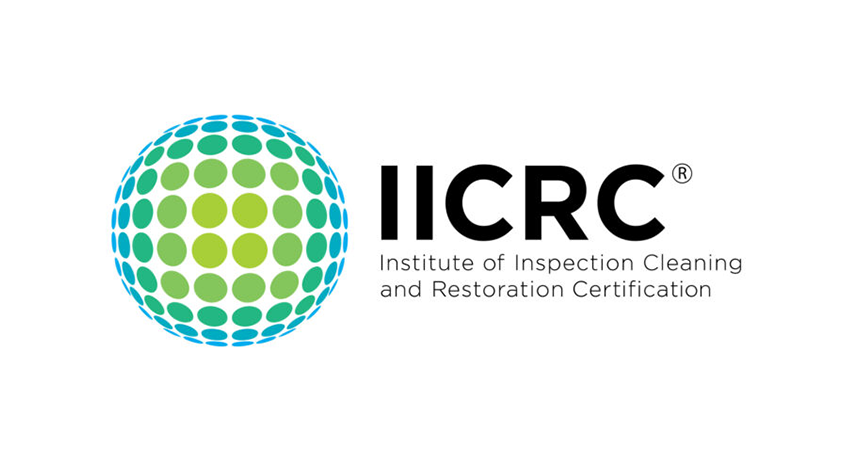 Le logo de l'institut d'inspection, de nettoyage et de certification de restauration.