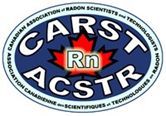 Le logo de l'association canadienne des scientifiques et technologues du radon.
