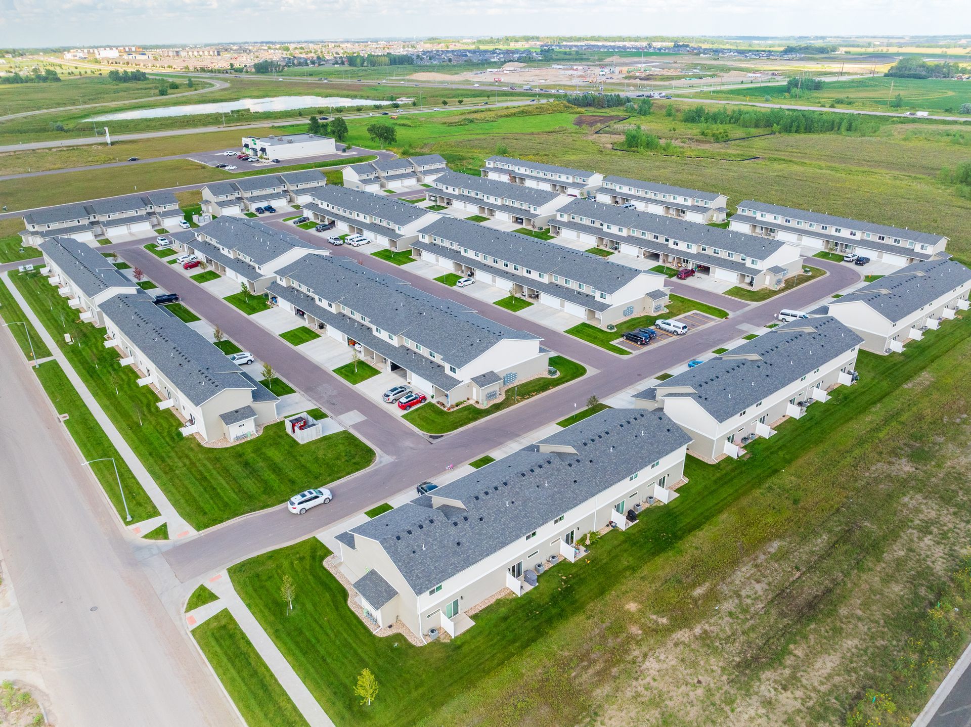 Drone image of the property