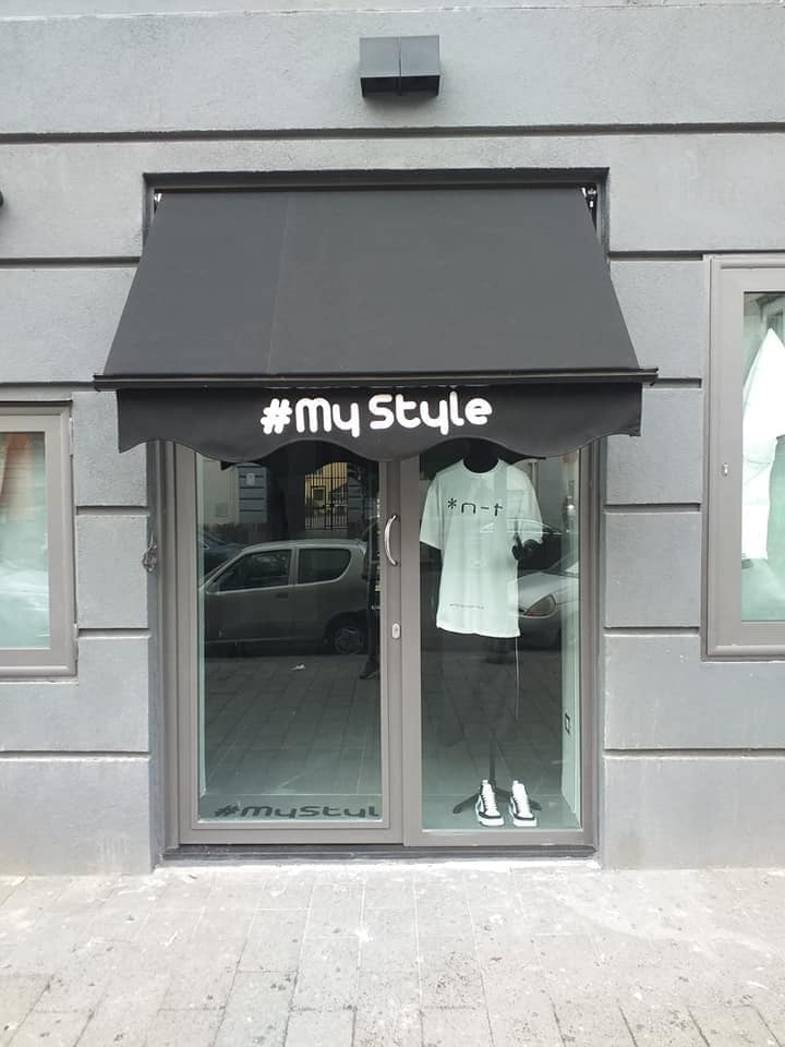 tenda da sole attività commerciale