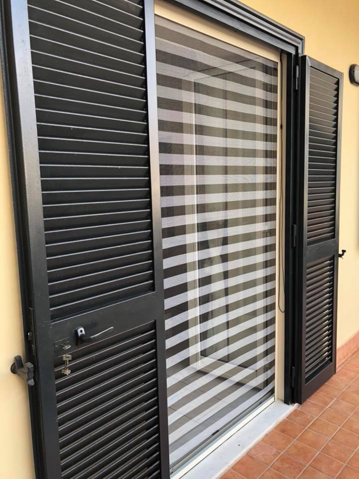 zanzariera plissettata