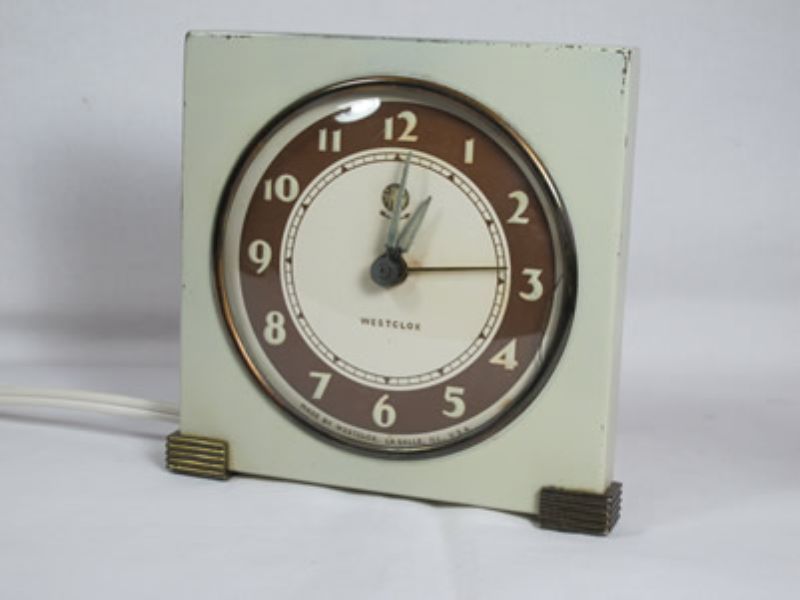 Antique electric alarm clock