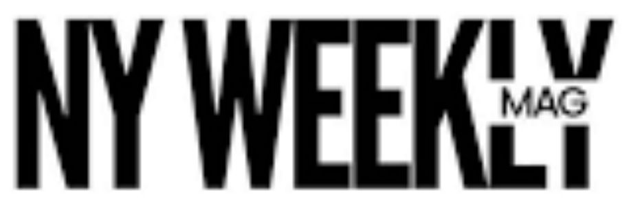 A black and white logo for ny weekly mag