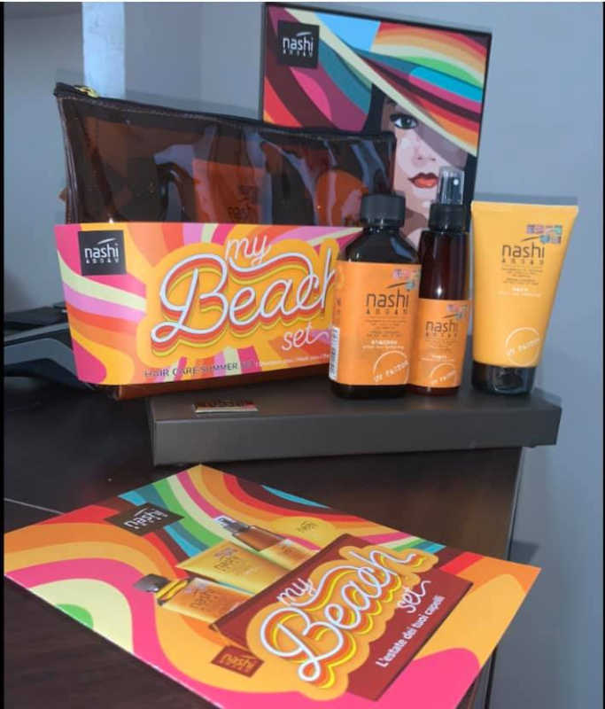 salone con prodotti nashi