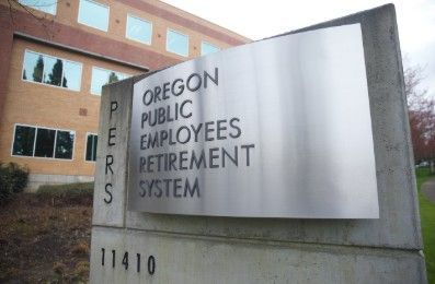 Oregon's PERS headquarters in Tigard, in 2018.LC- Mark Grves