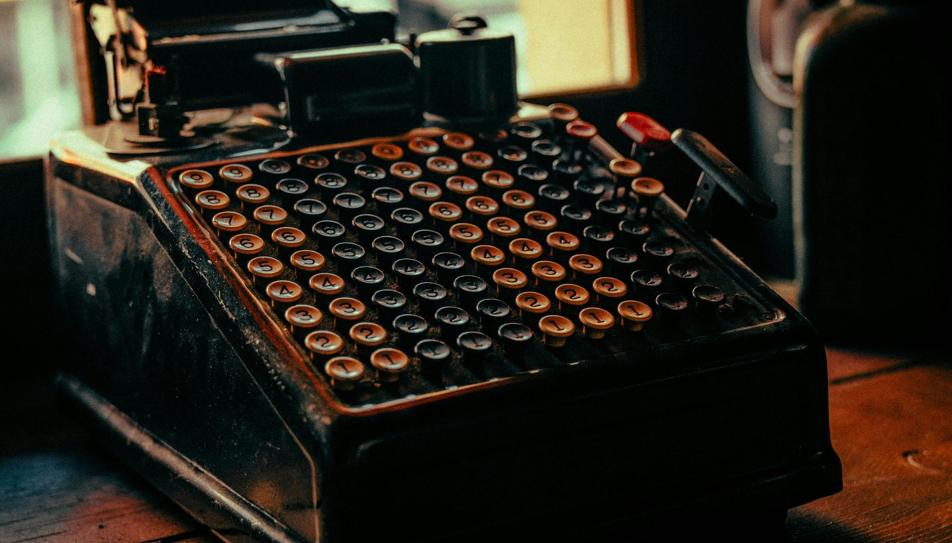 old adding machine