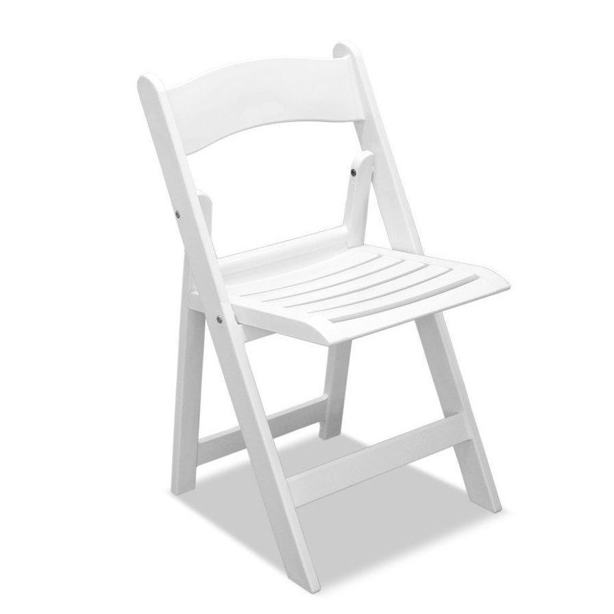 American Wedding Chair - White — Northern Rivers Wedding & Event Hire in Goonellabah, NSW