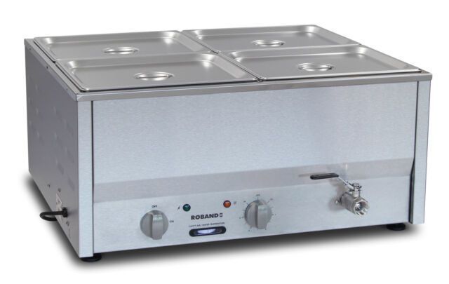 Bain Marie Wet - 4 Inserts - Benchtop — Northern Rivers Wedding & Event Hire in Goonellabah, NSW