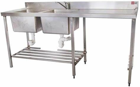 Stainless Steel - Double Basin — Northern Rivers Wedding & Event Hire in Goonellabah, NSW