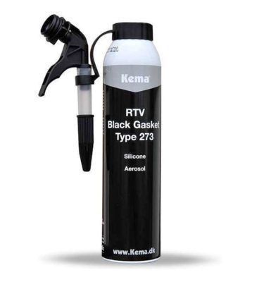 Svart flj&oacute;tandi pakkningarefni