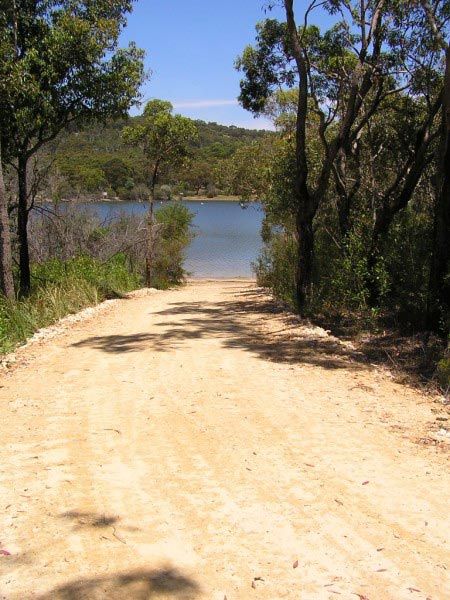 dirt pathway leading to water
