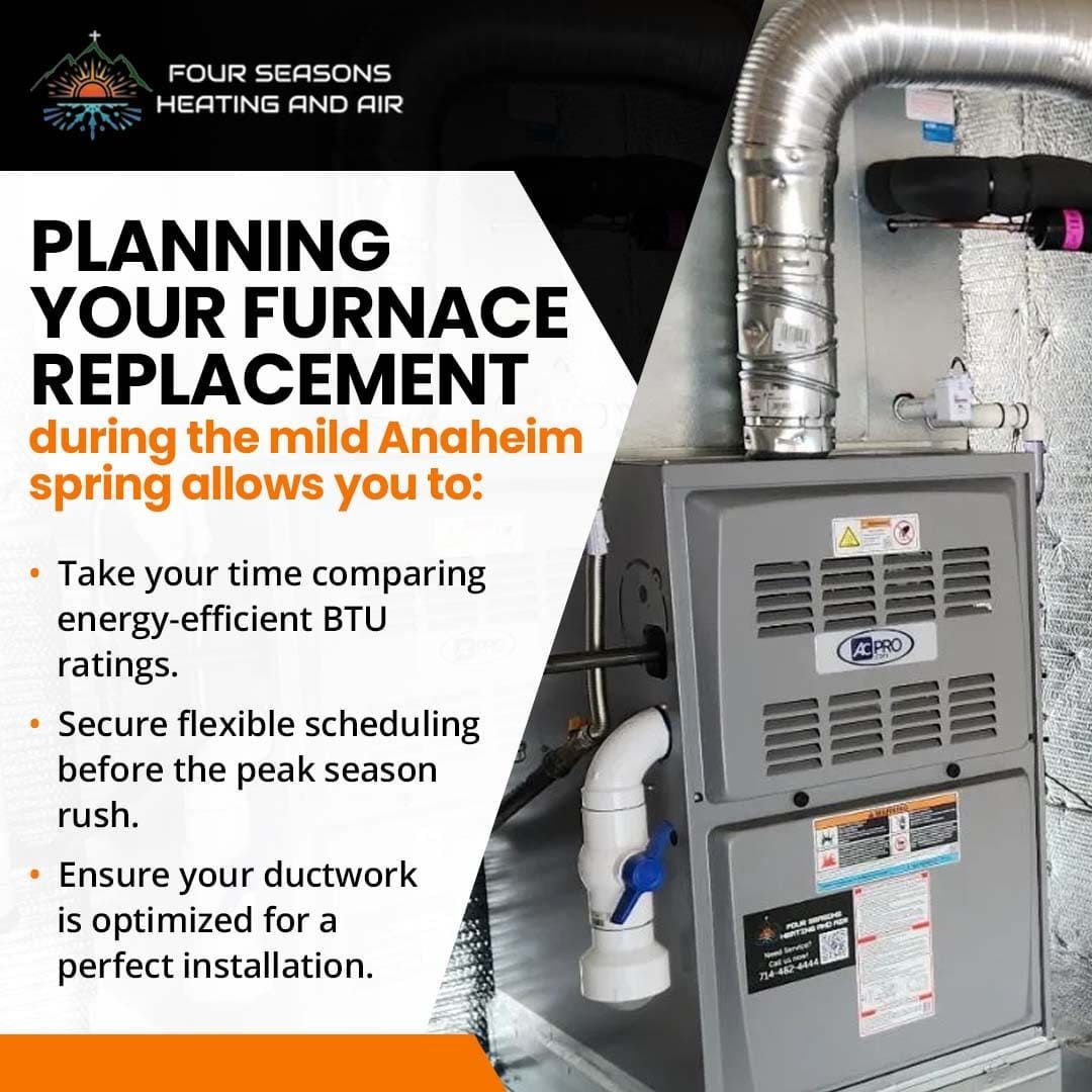 Residential furnace system installed in utility space for energy-efficient home heating