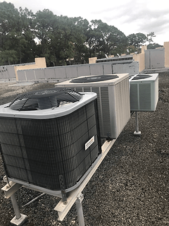 New Fixed HVAC Units On Roof — Pompano Beach, FL — Top Notch AC Services