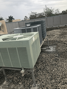 Installed HVAC Units On Roof — Pompano Beach, FL — Top Notch AC Services