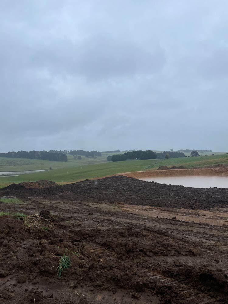 Dam Progress  — About Time Plumbing & Civil Construction in Moss Vale, NSW