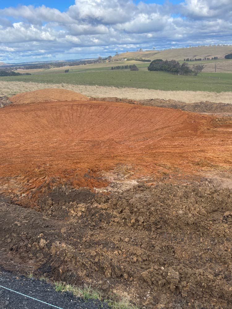 Creation of Dam in an Open Field — About Time Plumbing & Civil Construction in Moss Vale, NSW