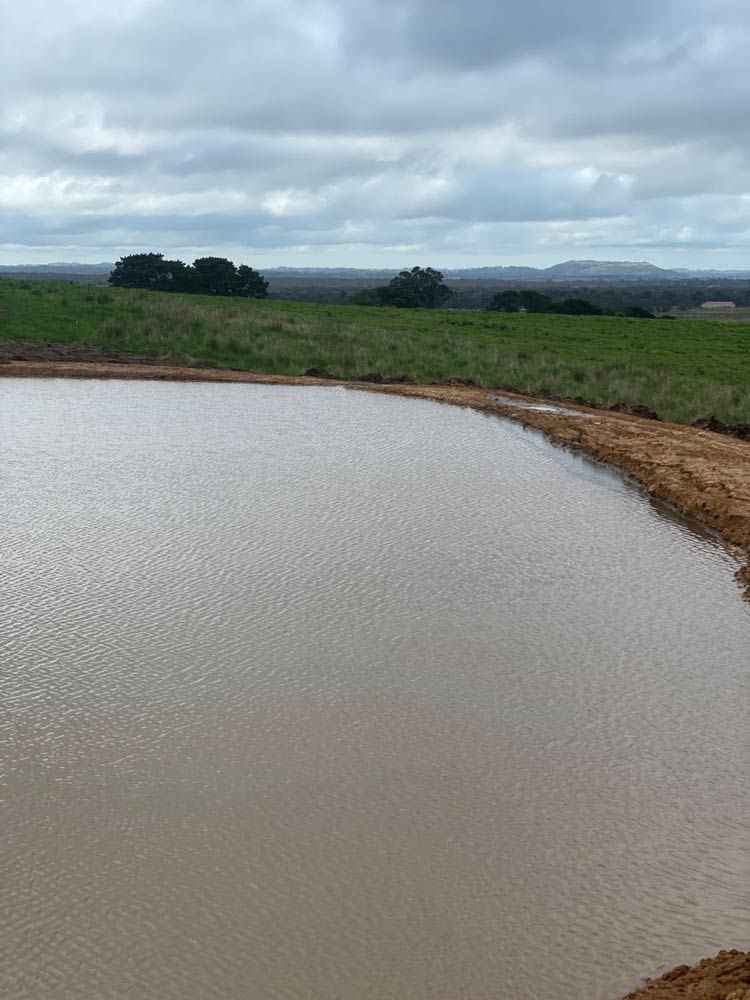 Water in Dam — About Time Plumbing & Civil Construction in Moss Vale, NSW