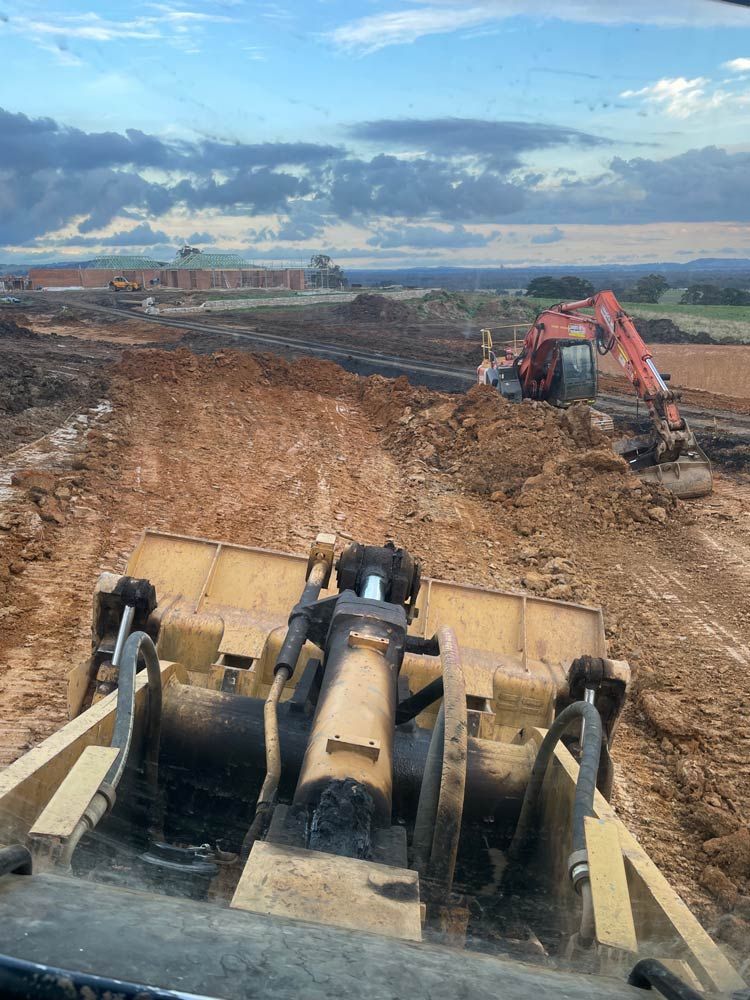 Two Heavy Machinery — About Time Plumbing & Civil Construction in Moss Vale, NSW