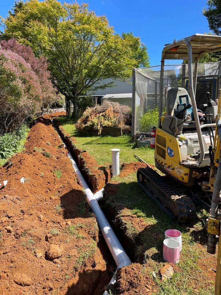 White Water Pipe — About Time Plumbing & Civil Construction in Moss Vale, NSW