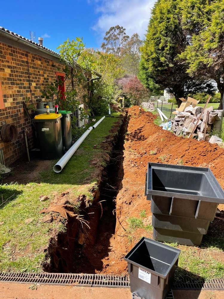 Pipe For Drainage — About Time Plumbing & Civil Construction in Moss Vale, NSW